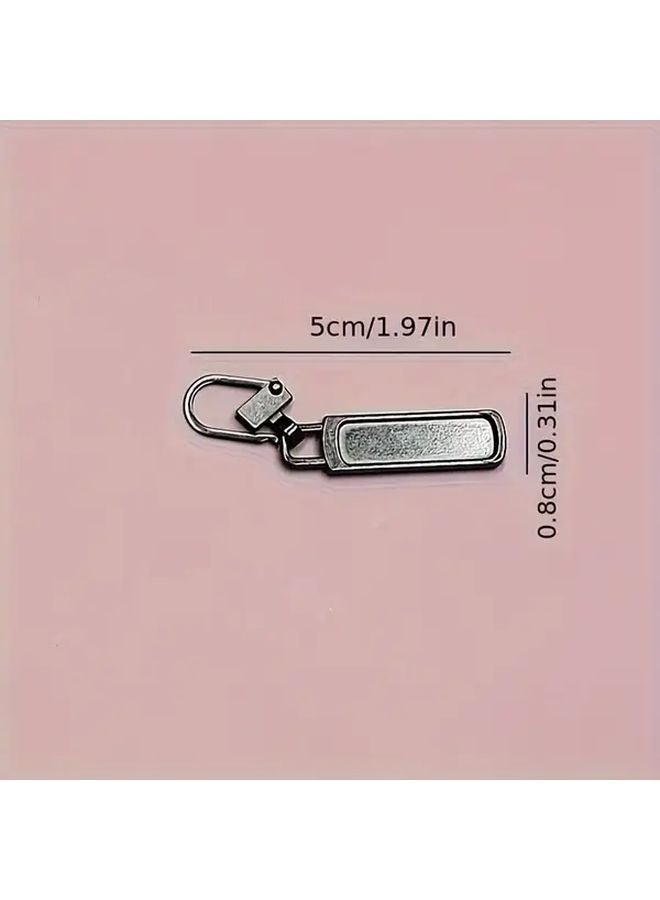 5 Pcs Random Color Detachable Metal Zipper Pull Kit For Luggage Bags Coats - Image 3